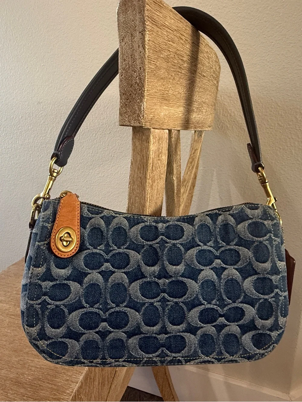 Coach denim canvas